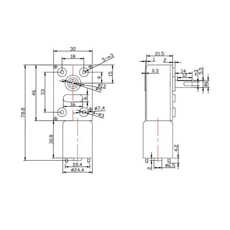 ZT-3247GW brushed dc motor - product image 4