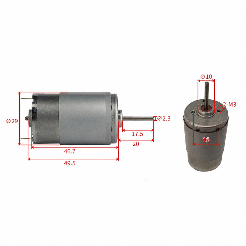 ZT-395R brushed dc motor - product image 4