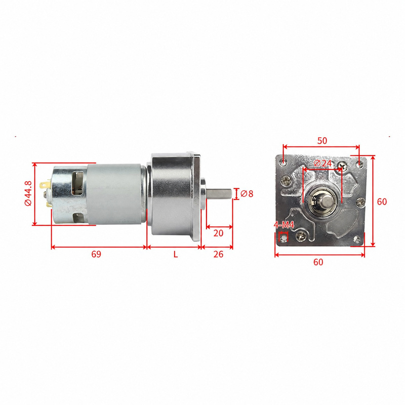 ZT-60GB-775S spur gear dc motor - product image 5