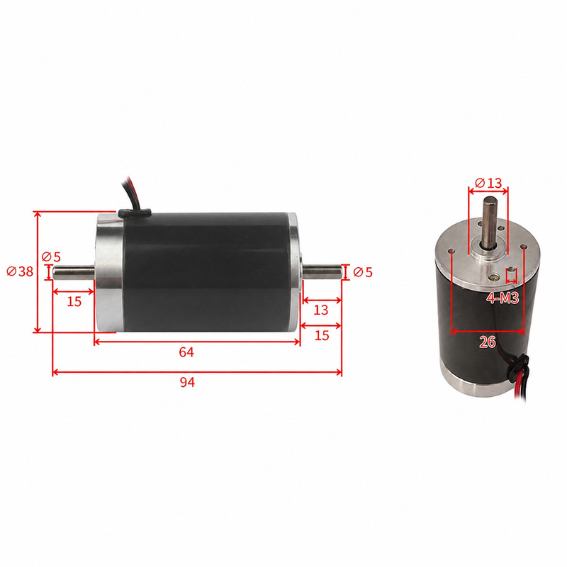ZT-D3864-R brushed dc motor - product image 3